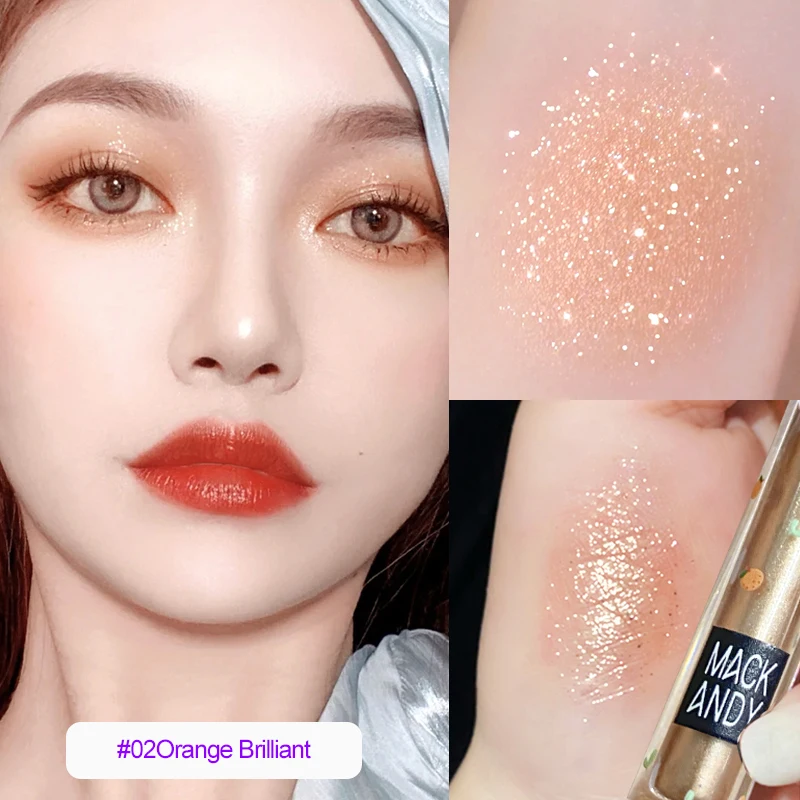 

Diamond Eye Shadow Lasting Pearlescent Liquid Eye Shadow Glitter Eye Shadow Palette Waterproof Easy To Color Makeup Cosmetics
