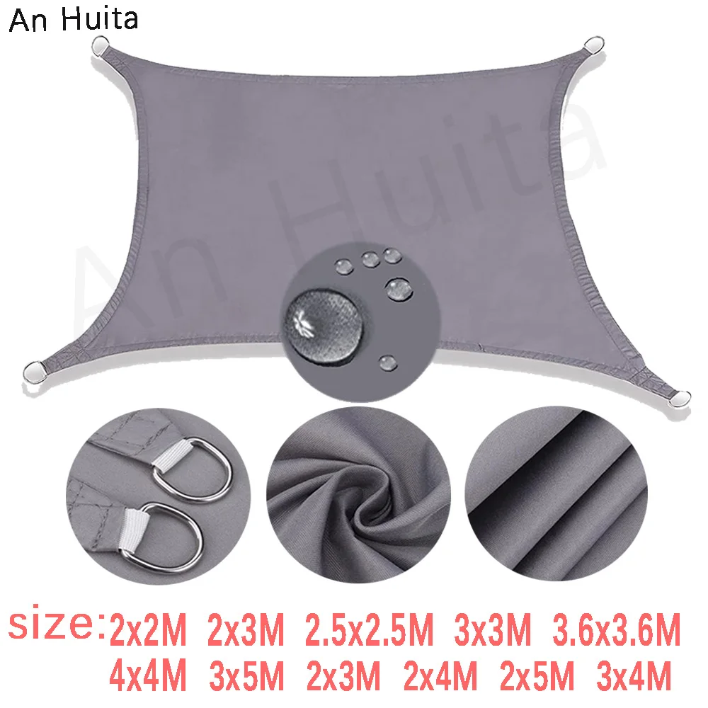 Водонепроницаемая и УФ защита из Оксфордской ткани тент с четырьмя углами навес