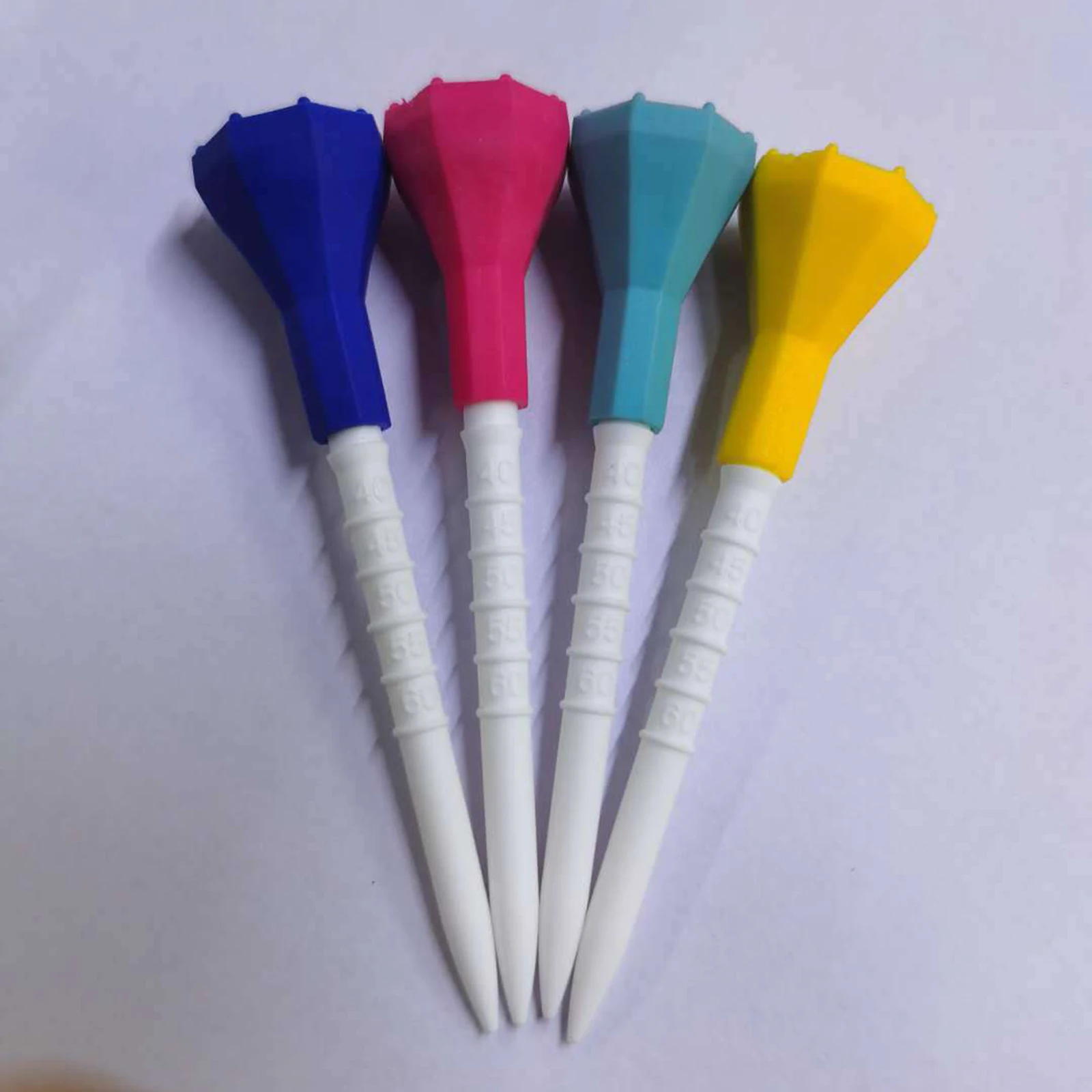 

5Pcs Durable Plastic Golf Tees Unbreakable Big Cup Golf Tee Ball Holder
