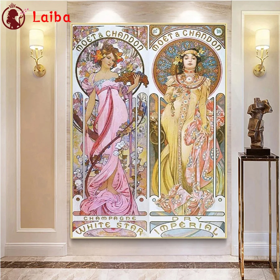 

5D DIY Diamond Embroidery Selling European classical woman Full Kits Needlework Diamond Painting Cross Stitch Decor For Home