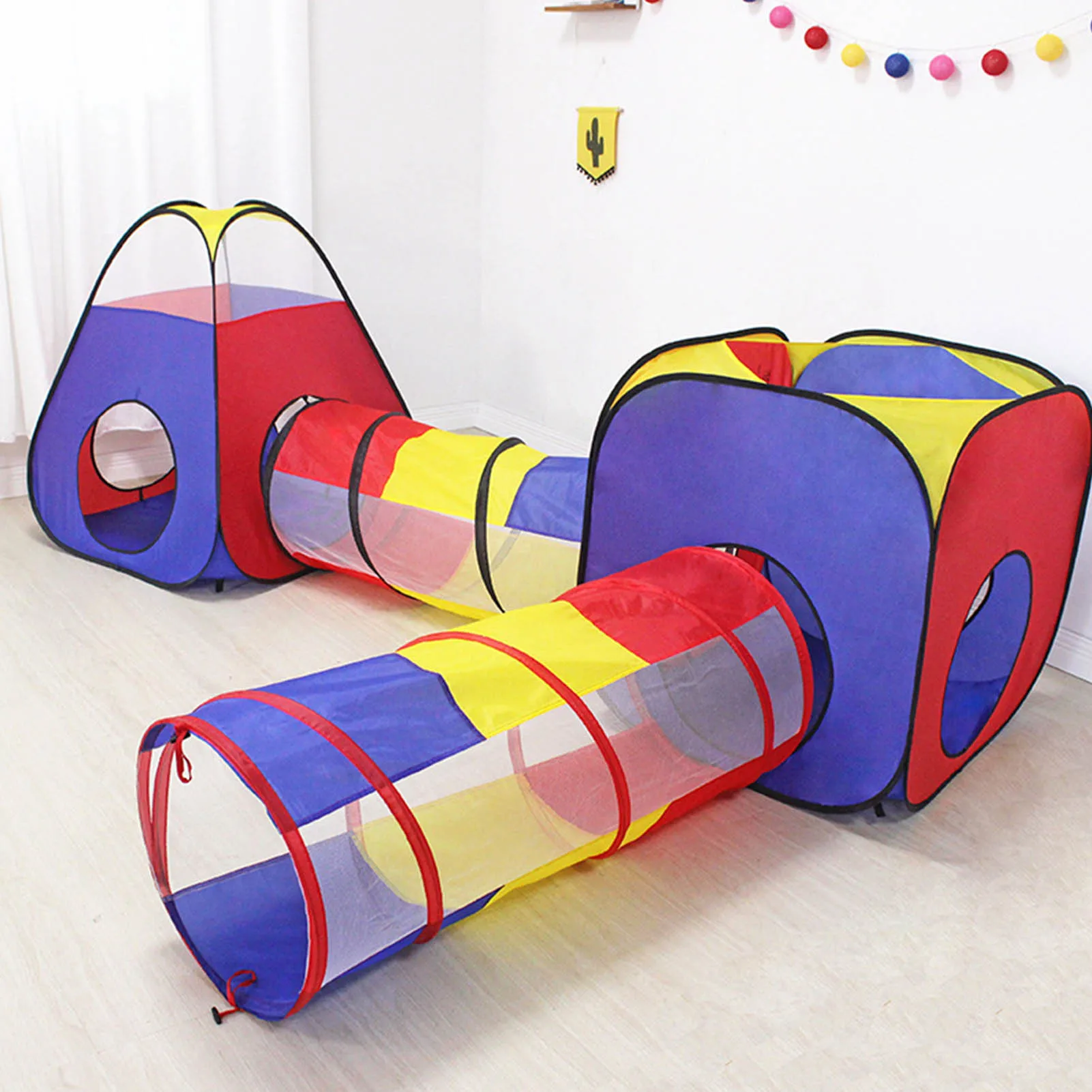 

Play House Indoor and Outdoor Easy Folding Ocean Ball Pool Pit Game Tent Play Hut Girls Garden Playhouse Kids Children Toy Tent