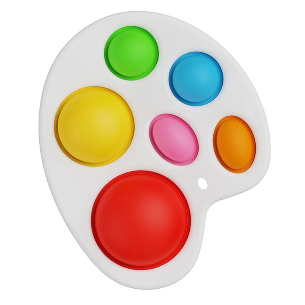 

Silicone Classic Exercise Board Fidget Finger Toy Intensive Squeeze Develop Educational Toys for Baby Adult Birthday Gifts