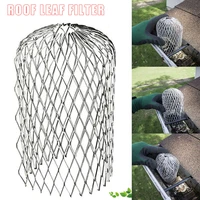 1pc gutter guard downspouts filter strainer preventing leaf debris branches roof moss from clogging the pipes