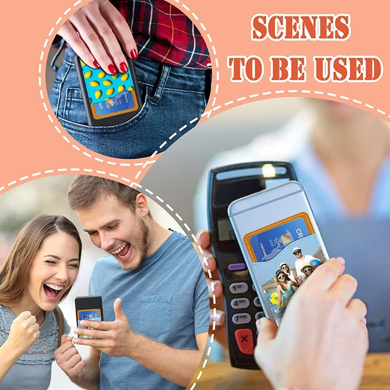 

Sublimation Blank Mobile Wallet Credit Card Case Mobile Phone Case Glued to the Artificial Leather Sublimation Blank