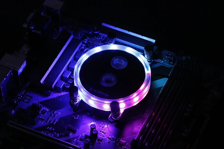 Курган LTYKBA 04N V2 для AM4 Процессор индикатор расхода воды LRC RGB v2 акриловое волокно
