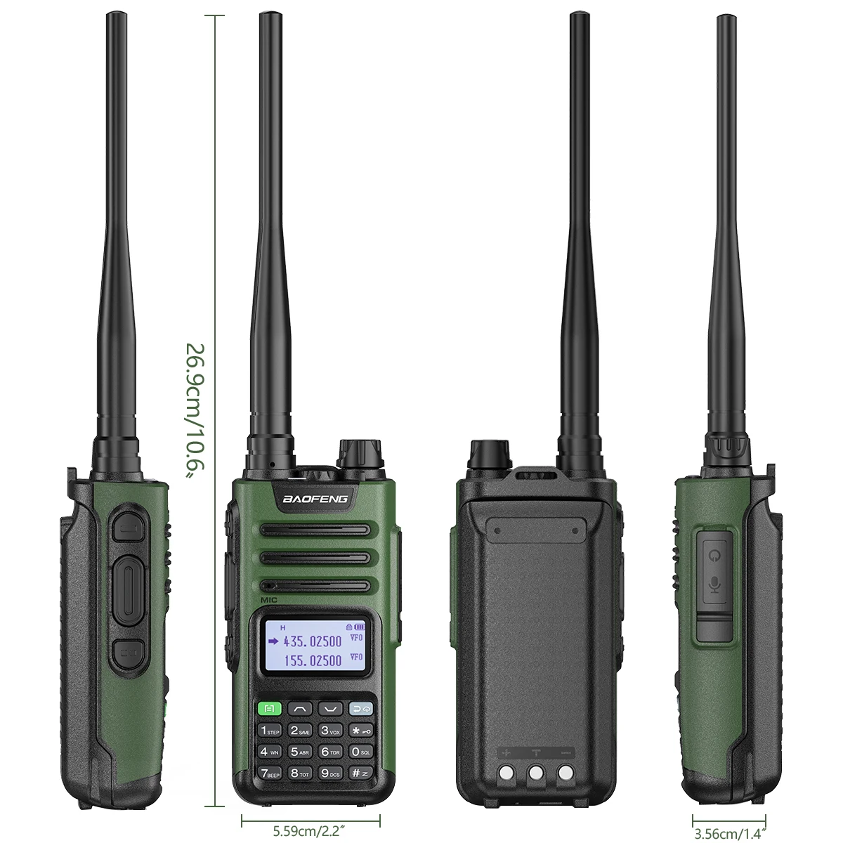 Портативная рация Baofeng UV-13 PRO 2 шт. высокая мощность 999 каналов двухдиапазонный UHF VHF