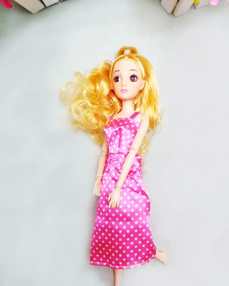 7 шт./компл. наряды Одежда для куклы Барби платье 1/6 BJD одежда 1:6 кукольный домик