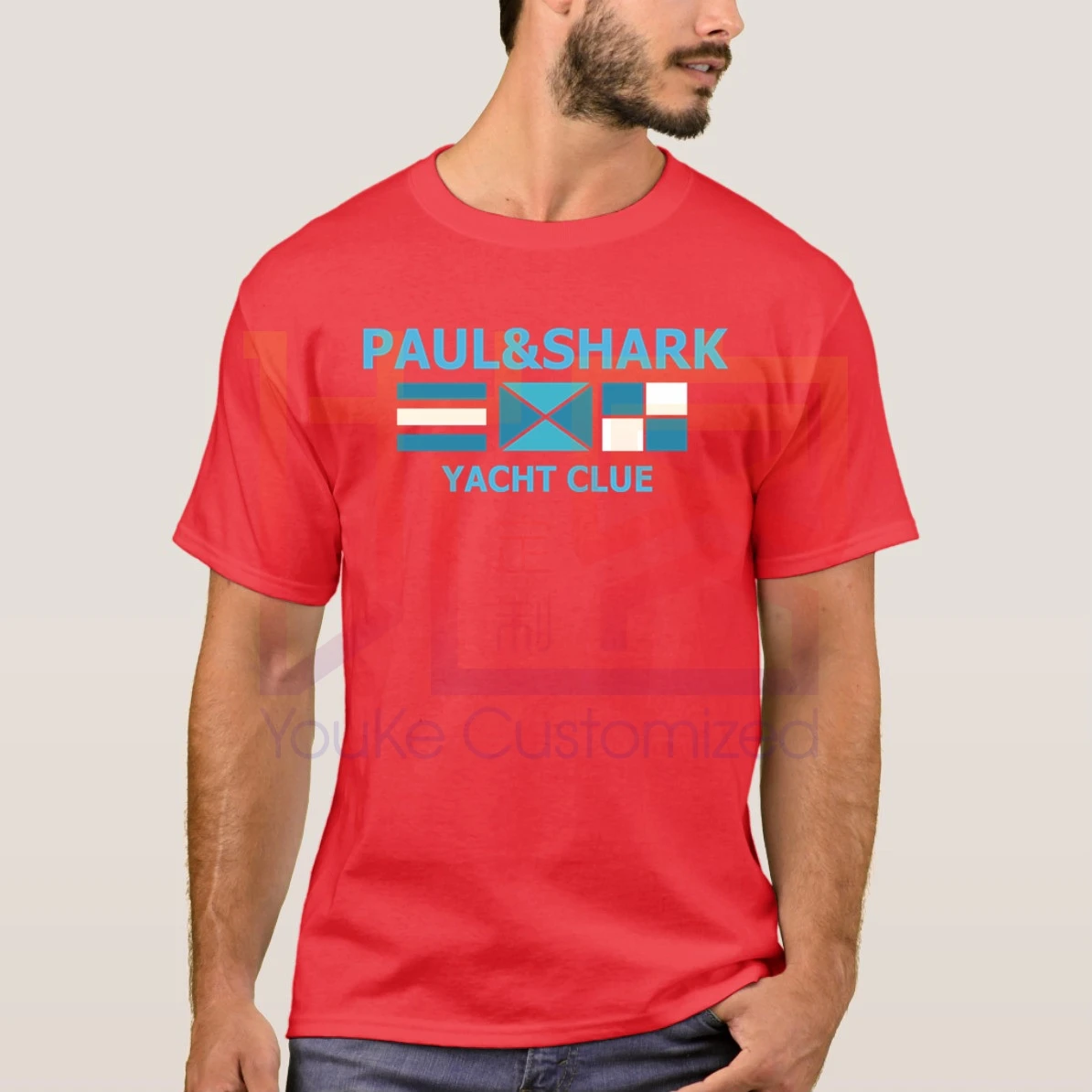 Paul &amp Shark Yacht Club t-shirt 0 Herre T-Shirt Champiom winner tee Men Brand Clothing Classic Style T-shirt |