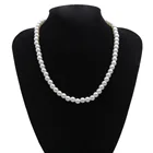 Женское Ожерелье с жемчугом, Колье 8 мм