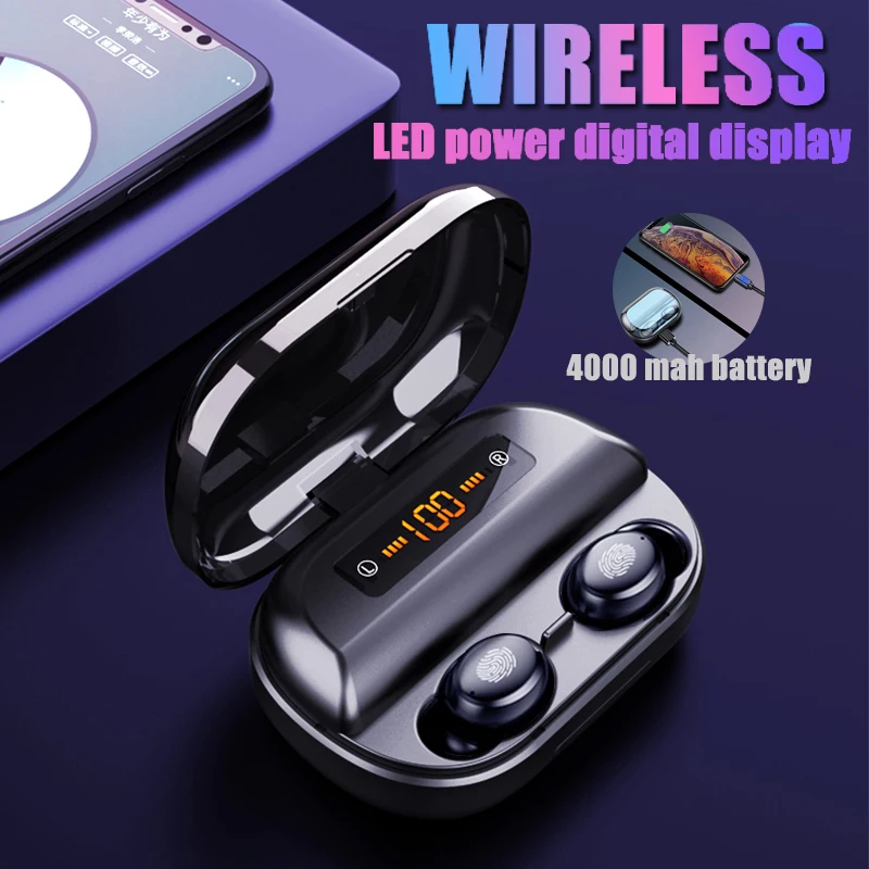 Спортивные наушники Handsfree Bluetooth 5 0 9D стерео гарнитура водонепроницаемые