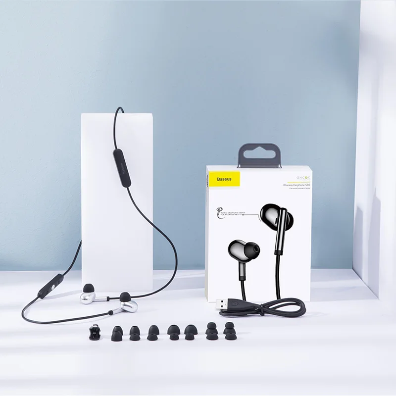 Baseus S30 Bluetooth наушники для iPhone X Xiaomi Huawei беспроводные 5 0 bluetooth беспроводная