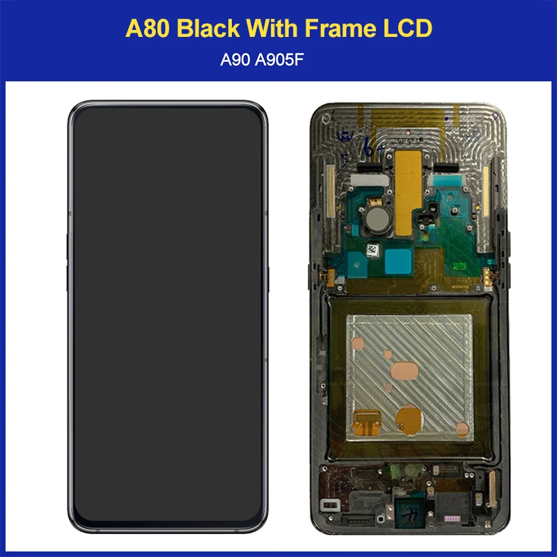 ORIGINAL 6.7'' LCD For Samsung Galaxy A90 A905 Display Touch Screen Digitizer Assembly 2019 A905F SAMSUNG LCDs | Мобильные