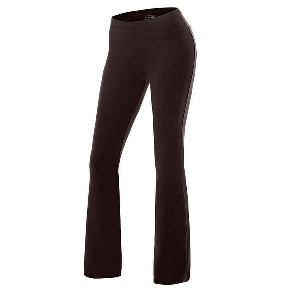 Yoga Pants Women Boot-Cut Yoga Pants Tummy Control Workout Casual Yoga Pants Breathable Workout Running Tights Sports Wear