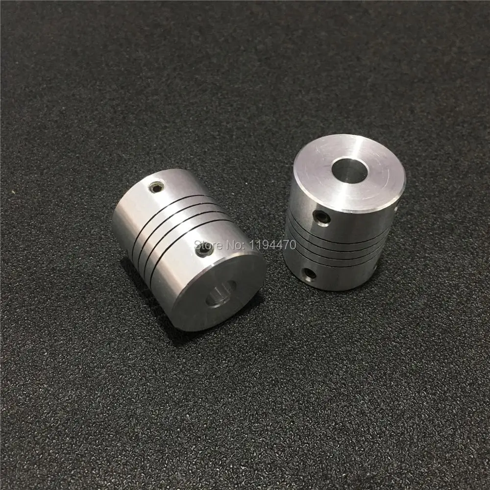 

5pcs DR 5mm to 12mm 5/6/6.35/7/8/10/12mm D25 L30 Flexible Clamp Coupling CNC Stepper Motor 3D Shaft Coupler Encoder Connector