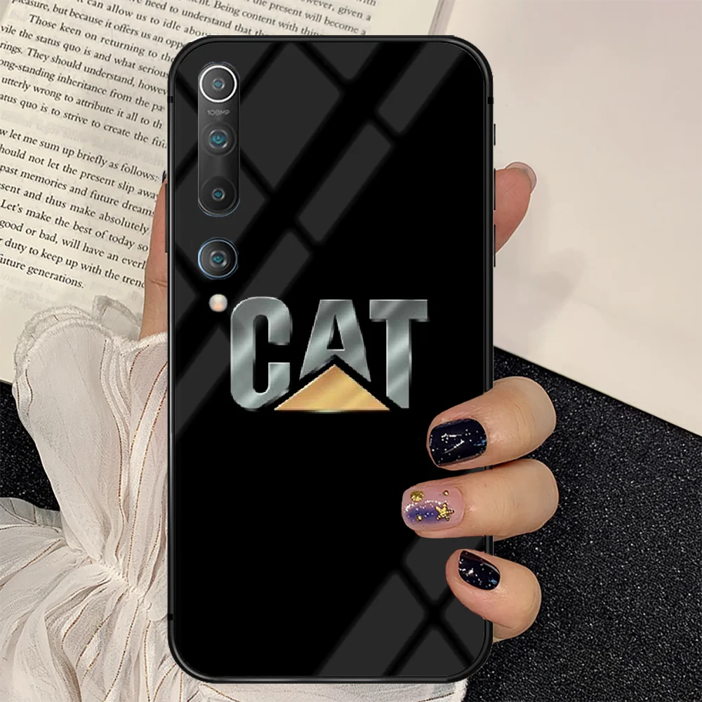 

Caterpillar CAT Phone Tempered Glass Case Cover for Xiaomi Mi A F X POCO M Note 3 9 10 11 i T Pro Lite Black Funda Back