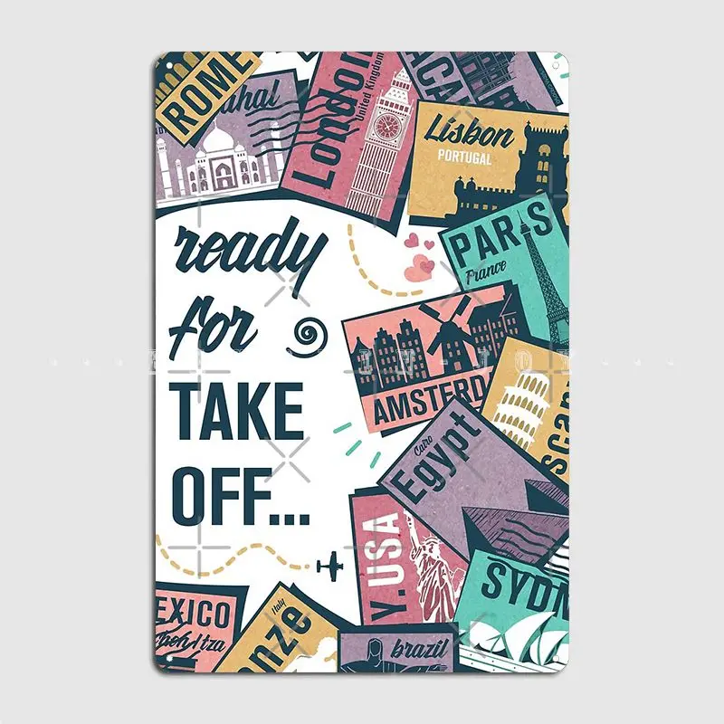 

Retro Postcards White Background Poster Metal Plaque Club Pub Garage Funny Plaques Tin Sign Poster