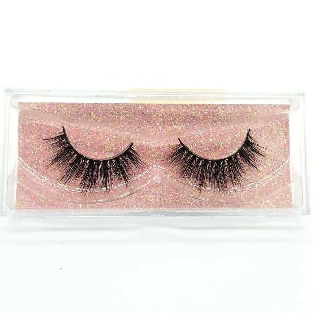 

mink lashes 3D mink eyelashes 100% cruelty free lashes handmade reusable natural style eyelashes popular false lashes makeup