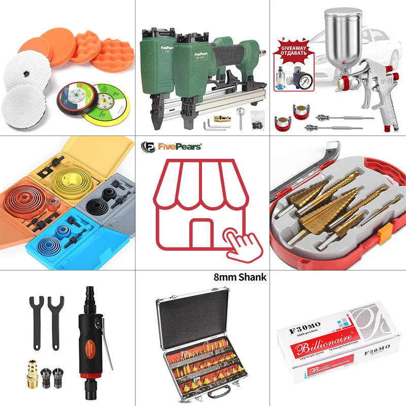 FivePears краскопульт пневмо инструмент，сопло для краскопульта регулятор давления