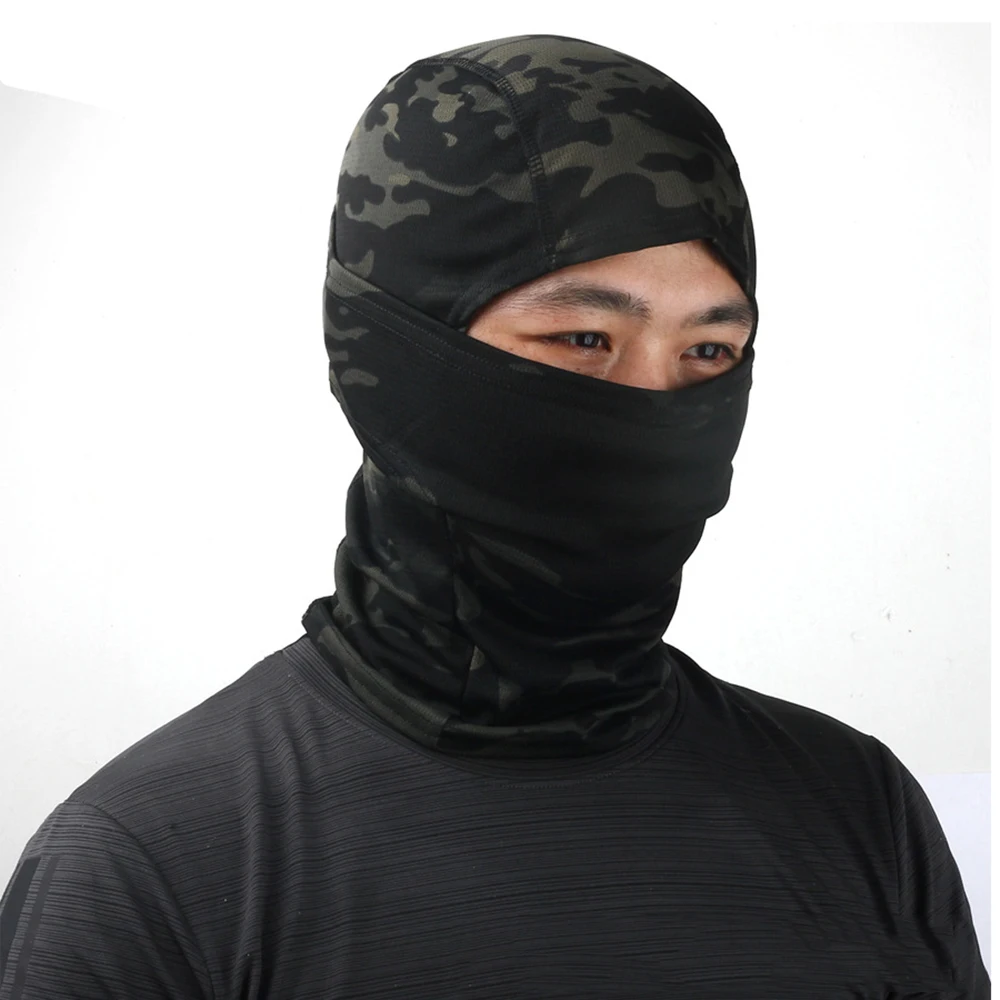 

HEROBIKER Camouflage Balaclava Motorcycle Face Mask Hunting Helmet Cap Moto Full Mask Military Windproof Motocross Face Shield
