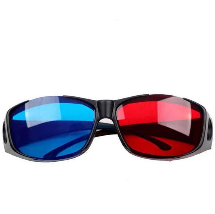 Мужские стереоочки спортивные 3d очки красного и синего цвета для ПК EY453|3D