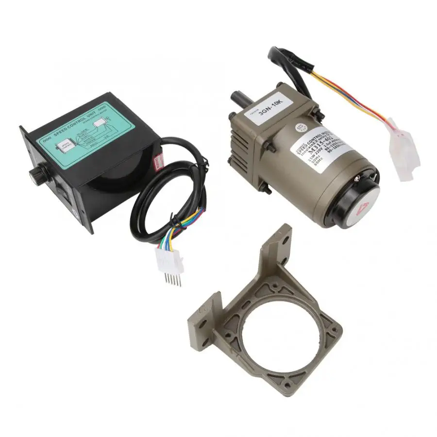 DC Шестерни мотор M315-402 220V 15 Вт Реверсивный мотор-редуктор с контроллером кронштейн Электрический мотор-редуктор электродвигатель двигатель electriq