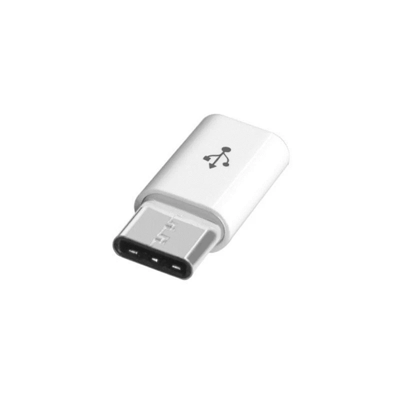 Горячая Android type-C к Micro USB адаптер интерфейс мобильного телефона передачи данных линии зарядки конвертер для huawei Xiaomi Andriod телефон - Цвет: White