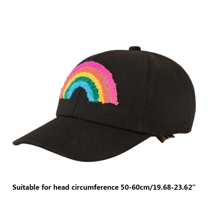 Кепки для мужчин и женщин радужные бейсбольные ремешки с застежкой защита от