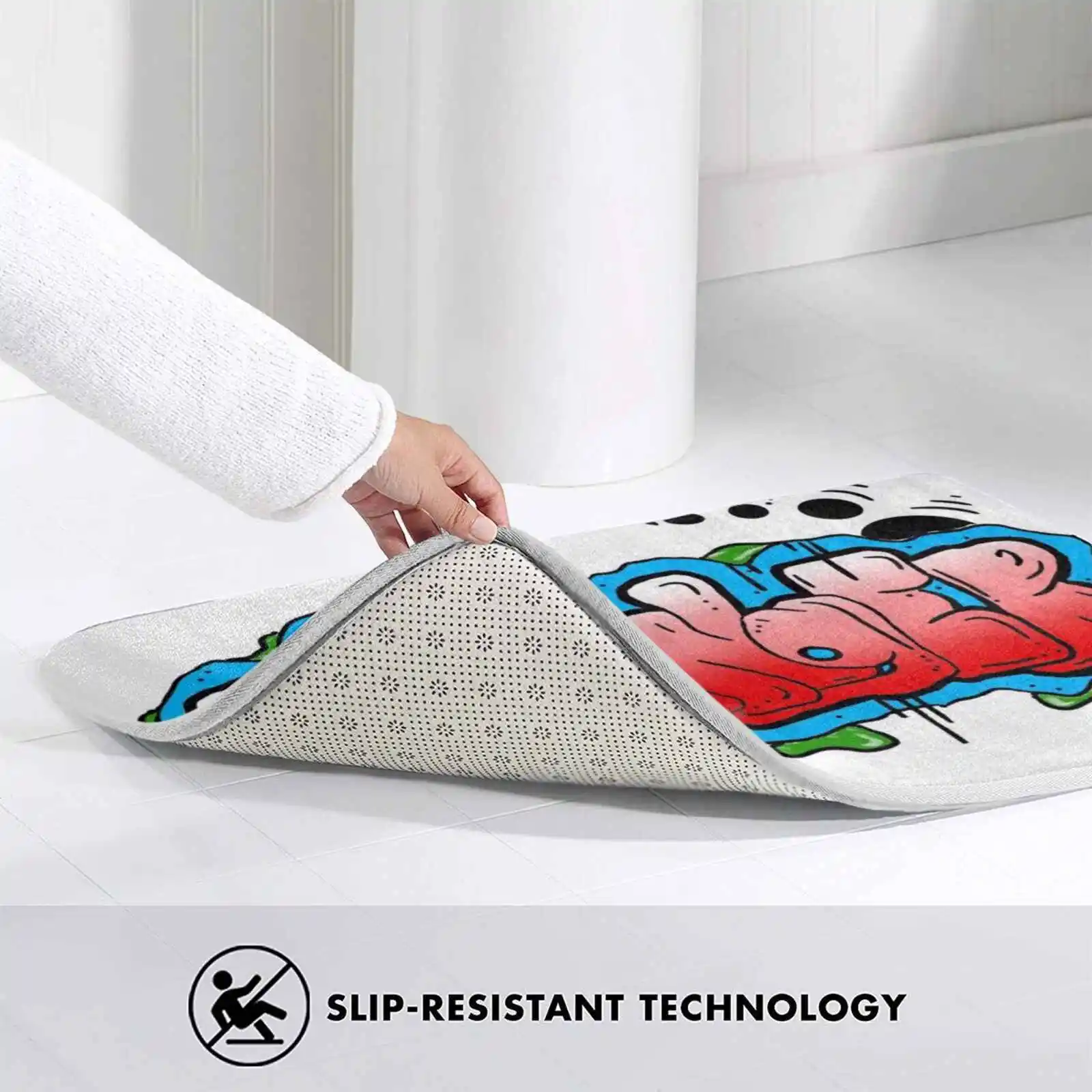 Мягкий Нескользящий 3D-коврик с надписью очень странная опасность | Дом и сад