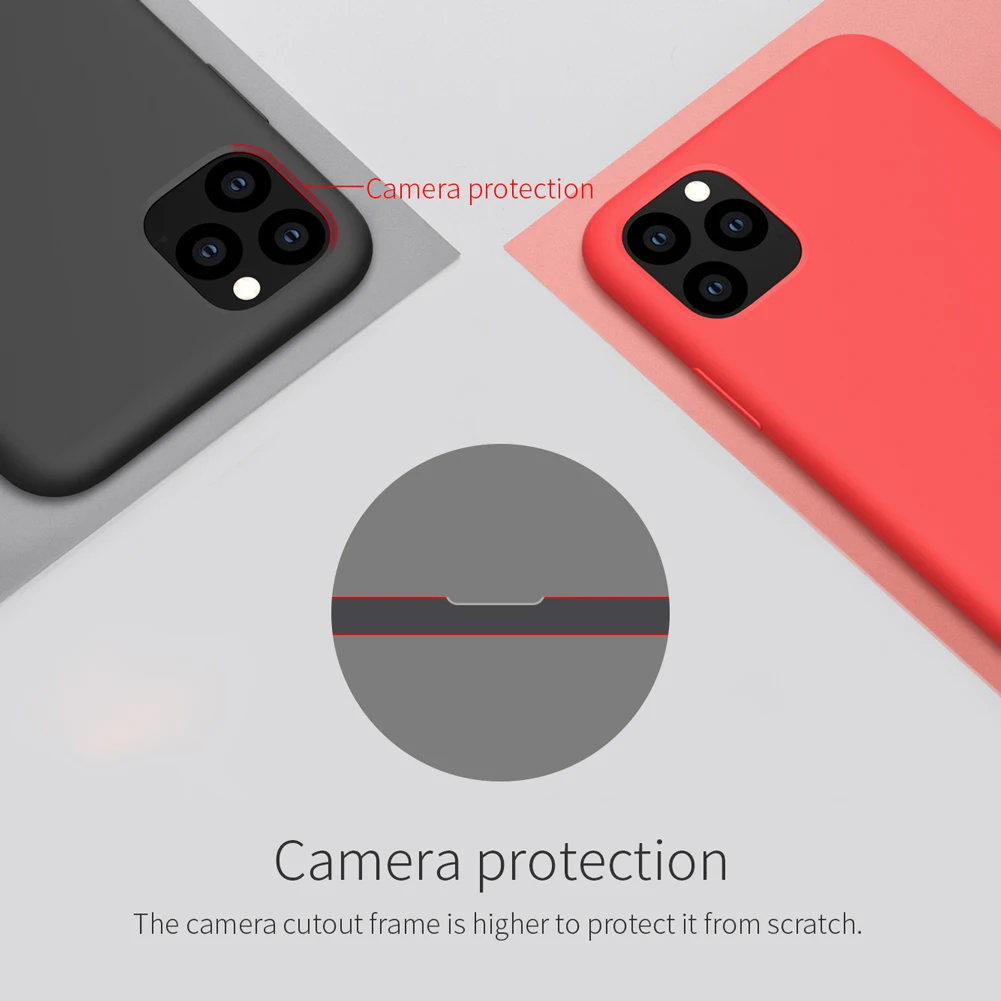 Для iPhone 11 XI 2019 защитный чехол Nillkin Flex Pure Тонкий мягкий жидкий силиконовый