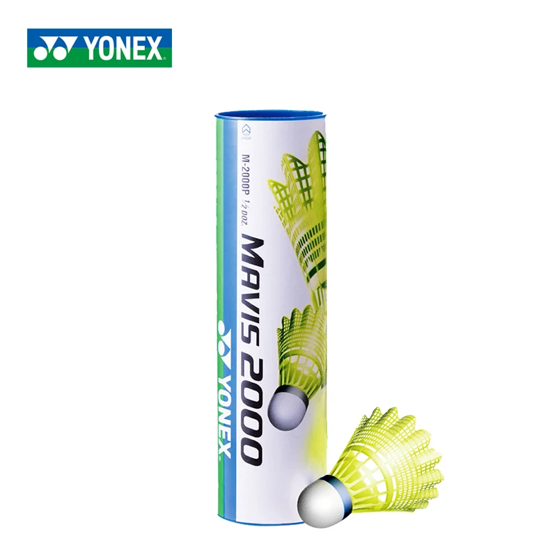 100% подлинные Yonex Mavis M300 600 нейлоновые шарики для бадминтона воланы