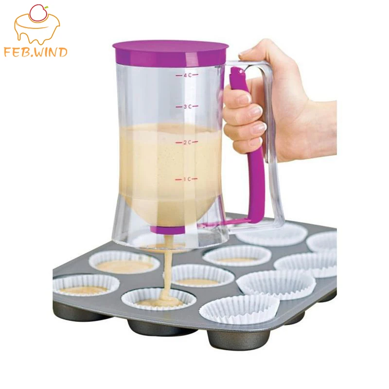 Инструменты для выпечки пластиковый дозатор теста кексов печенья блинчиков