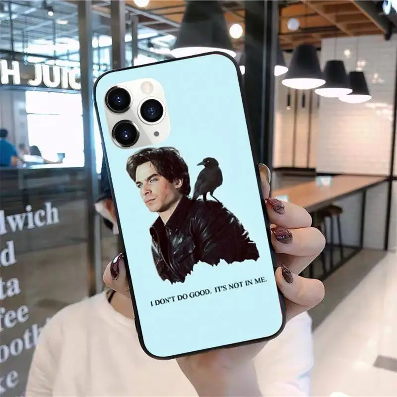 

The Vampire Diaries Stefan Damon Phone Case for iPhone 11 12 mini pro XS MAX 8 7 6 6S Plus X 5S SE 2020 XR