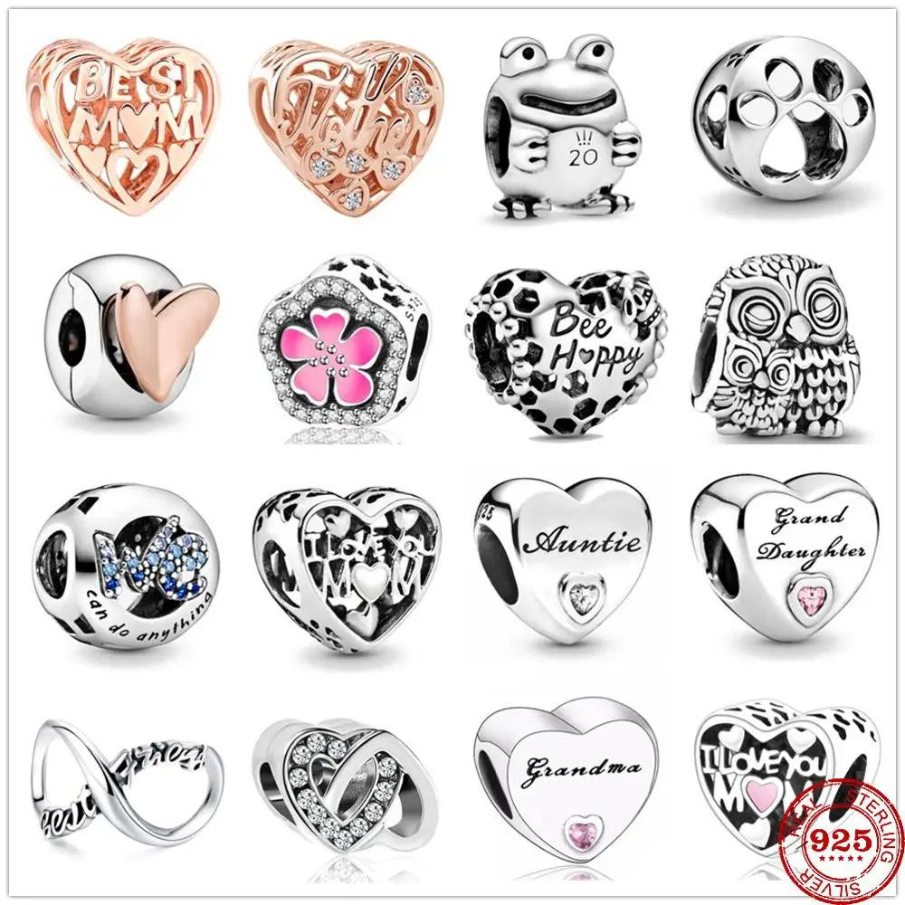 925 пробы серебряные металлические бусины любящее сердце клип мы можем выполнить