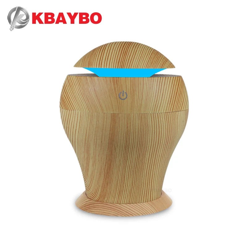 

KBAYBO 250ml USB Ultrasonic Air Humidifier Air Diffuser for Home office Ultra-quiet mist maker USB humidifier 7 LED colors night
