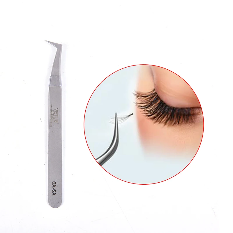 

6A-SA Eyelash Tweezers 3D / 6D Volume Eyelash Extension Tweezers Fan Lash Tweezers