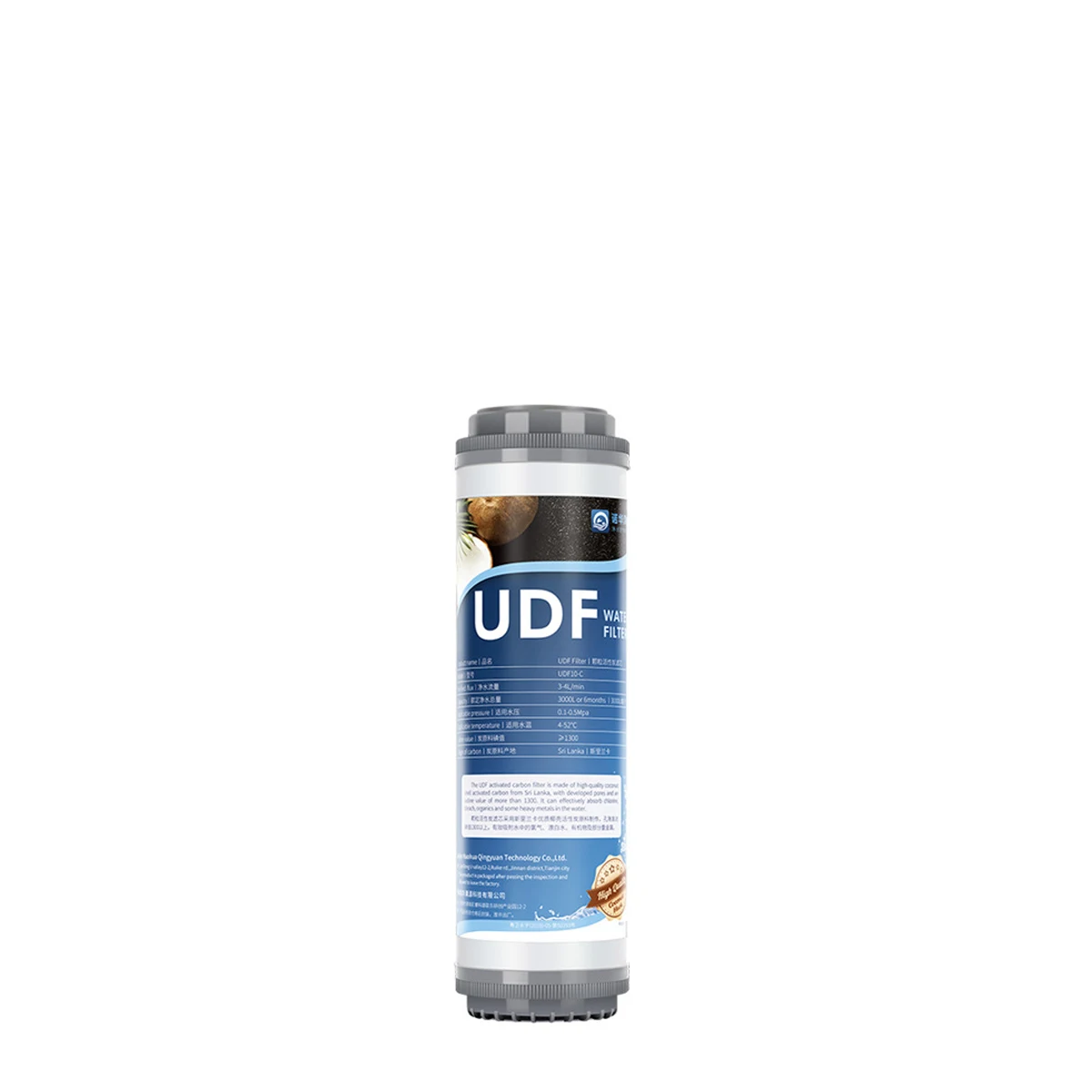 Картридж водяного фильтра T33 полипропиленовый хлопок UDF подходит для корпуса