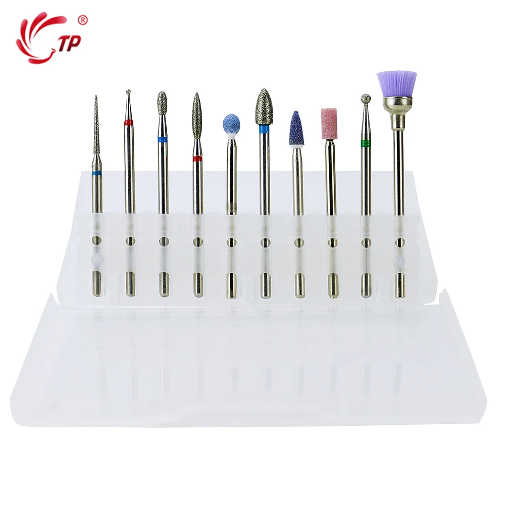 Набор Алмазных фрез для ногтей TP 1 электрическая фреза вращающиеся пилки