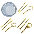 Поднос для фруктов, 3 слоя, силиконовые формы, высушенная форма