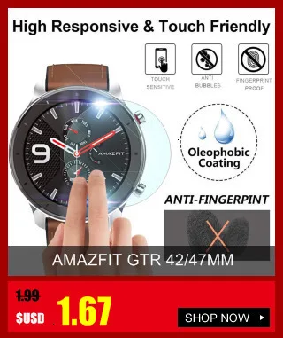 Для смарт-часов Ticwatch Pro 0,3 мм 2.5D 9H прозрачное закаленное стекло Защита экрана против царапин Смарт-часы, пленка для Tic Watch2 pro