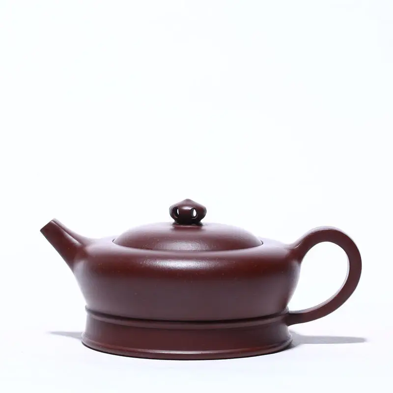 

Origin purple clay teapot pure manual double line round bubble teapot daily department store tea set online shop
