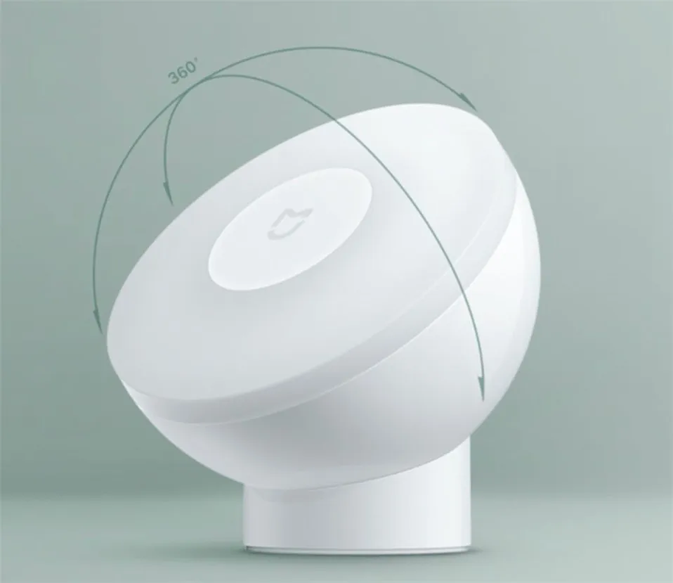 24H корабль Xiaomi Mijia светодиодный индукционный Ночной светильник 2 лампы Регулируемая яркость инфракрасный умный датчик человеческого тела с магнитной основой