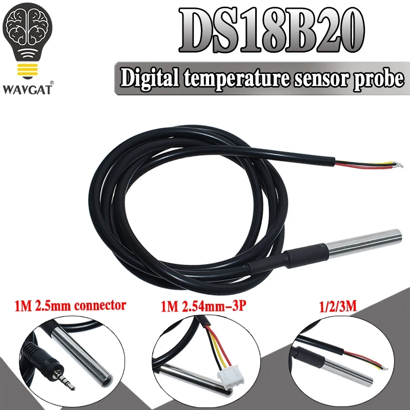 Aliexpress - 1pcs Waterproof Temperature Sensor DS18B20 Probe