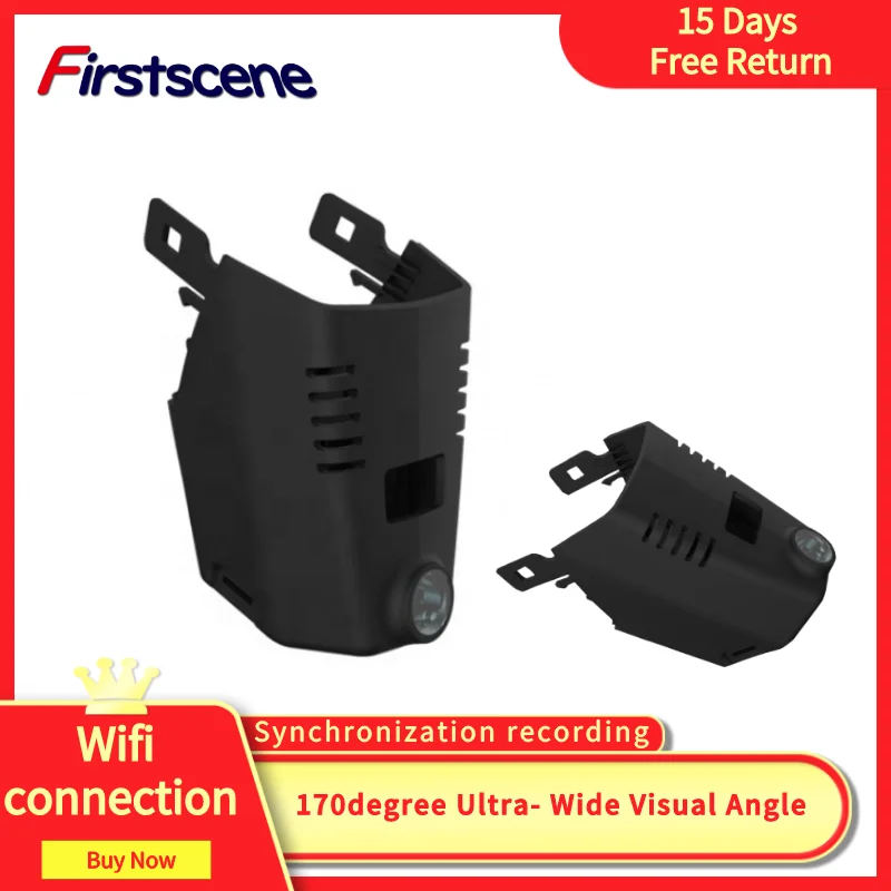 

Firstscene Hidden Car DVR Wifi Video Recorder Dash Cam Camera For BMW 5 7 Series Night Vision APP Control 1080P 12MP Photo Car