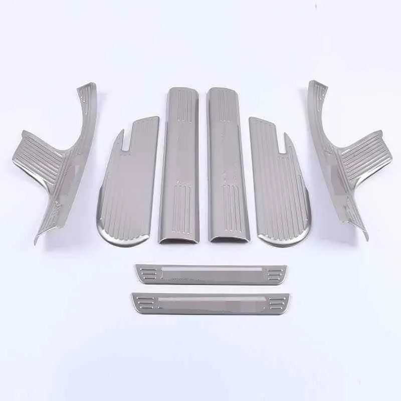 

For Mercedes-Benz GLB 2020 Door Sill Scuff Plate Threshold Protective Trim Stainless Steel car accessories 8pcs/set