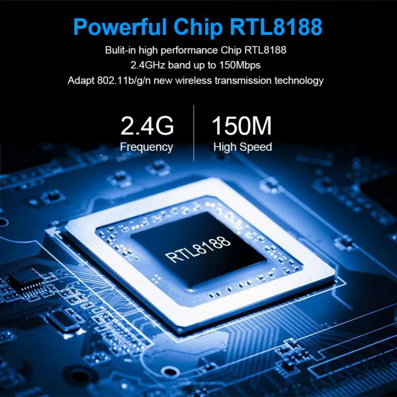2.4GHz Mini USB Wifi Adapter 150Mbps Ethernet Dongle Network Card Antena Wi-Fi Receiver Free Driver For PC Laptop | Компьютеры и офис