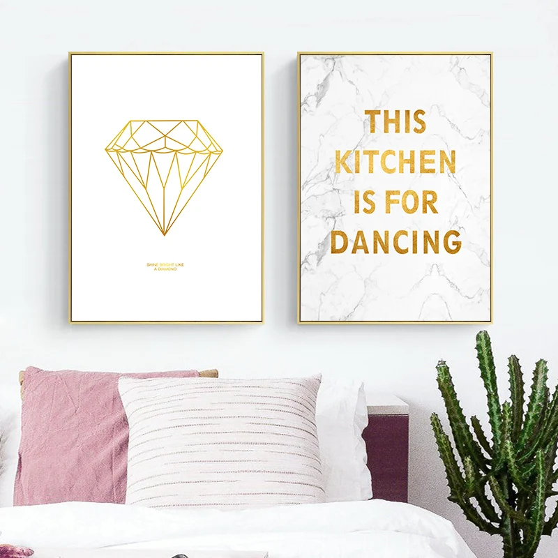 Модная мечта Большая Картина на холсте абстрактные постеры и принты настенные