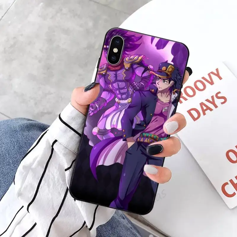 

JoJo's Bizarre Adventure JoJo Anime luxury Anti-fall Phone Case for iPhone 11 12 pro XS MAX 8 7 6 6S Plus X 5S SE 2020 XR