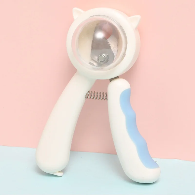Щенок Собаки Кошки Коготь кусачки для ногтей с пружинным резаком Pet Toe ножницы