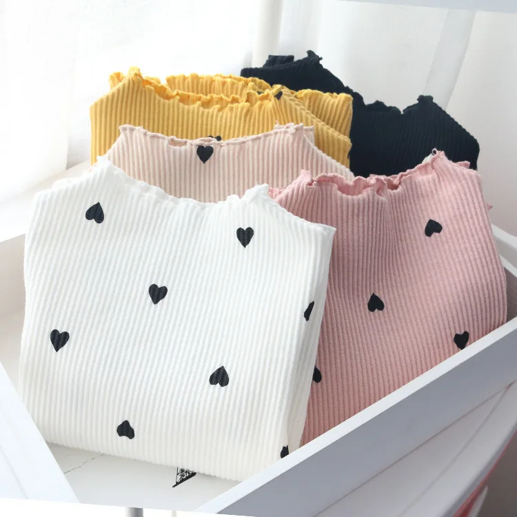 

Autumn Winter Cotton Warm Girls T Shirt Long Sleeve Shirt Baby Kid Turtleneck Shirts Children Clothes Girl Tops Cardigan Sweater