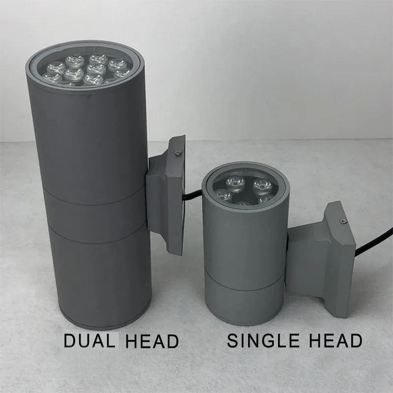 Светодиодная настенная лампа для крыльца наружный водонепроницаемый двойной